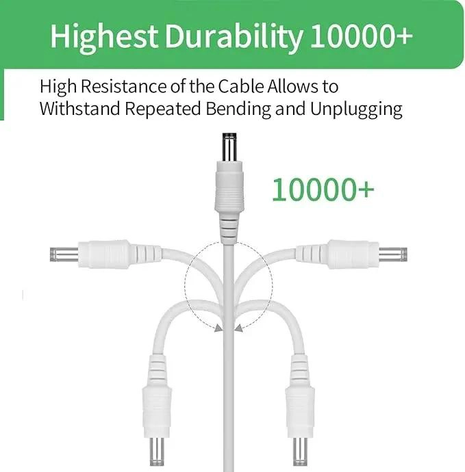 CABLE DE EXTENSION DE 5 METROS PARA CAMARA DE SEGURIDAD - 5