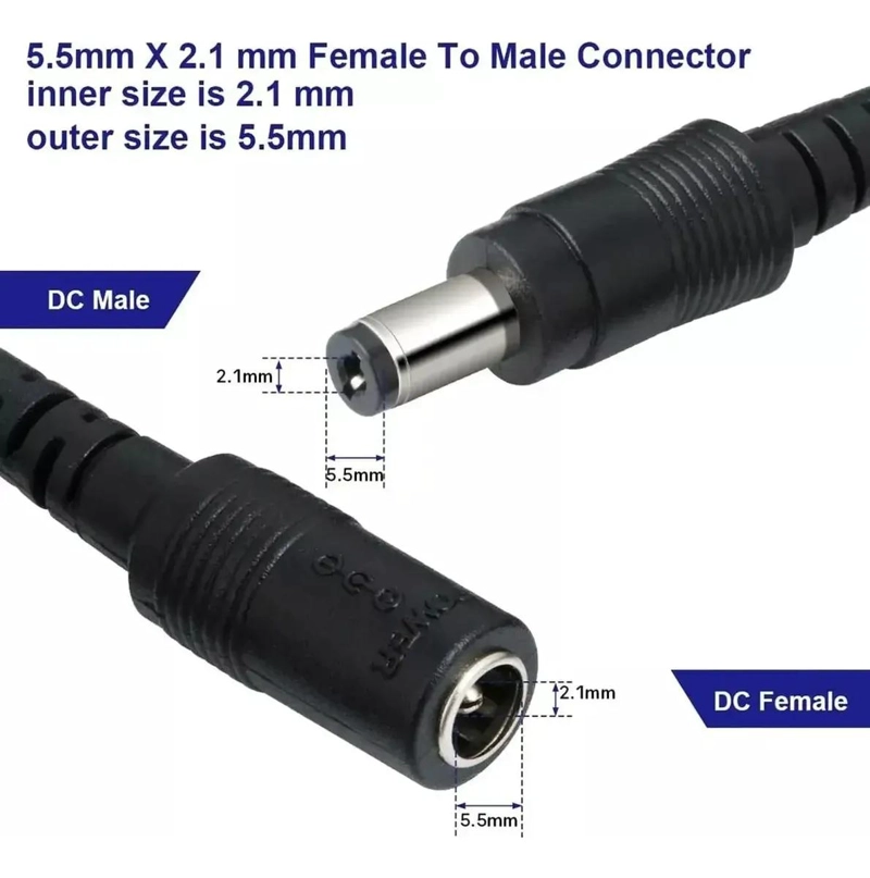 CABLE DE EXTENSION DE 5 METROS PARA CAMARA DE SEGURIDAD - 2