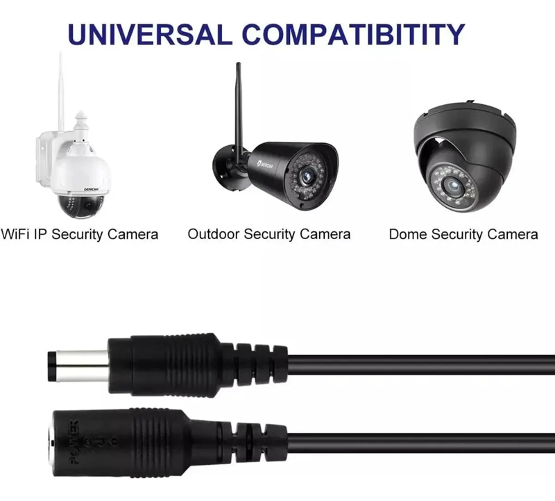 CABLE DE EXTENSION DE 5 METROS PARA CAMARA DE SEGURIDAD - 3