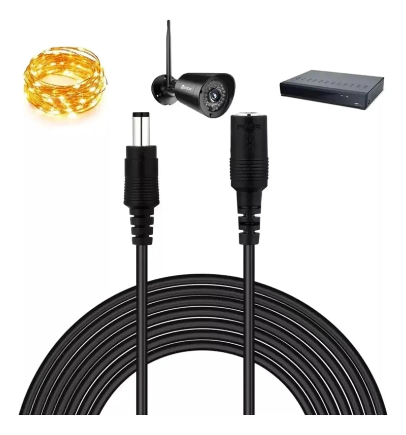 CABLE DE EXTENSION DE 5 METROS PARA CAMARA DE SEGURIDAD - 4
