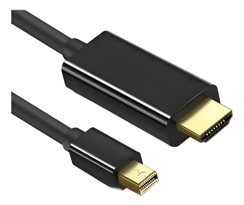 CABLE MINI DISPLAYPORT A HDMI 1.8M PARA CONEXIONES ESTABLES - 1