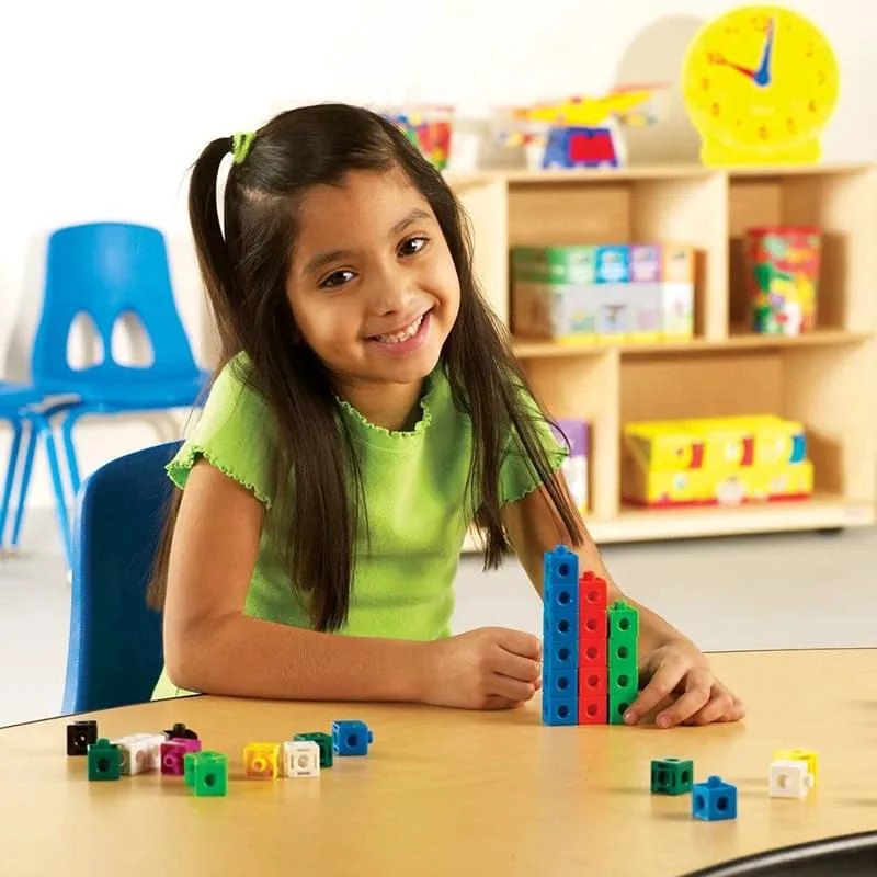 CUBOS CONECTORES MULTICOLORES PARA APRENDIZAJE DIDACTICO - 4