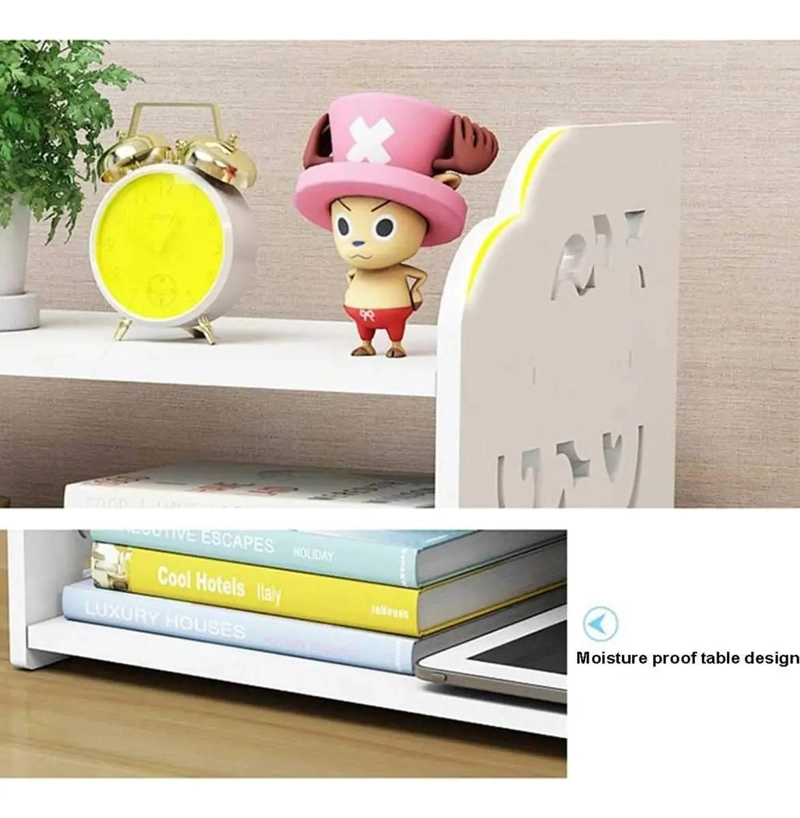 ESTANTE DE ALMACENAMIENTO AJUSTABLE DE 3 NIVELES EN COLOR BLANCO - 3