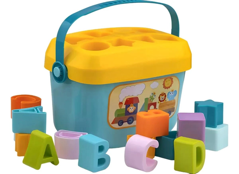 BALDE DIDACTICO CON 16 FIGURAS PARA APRENDIZAJE INFANTIL - 1