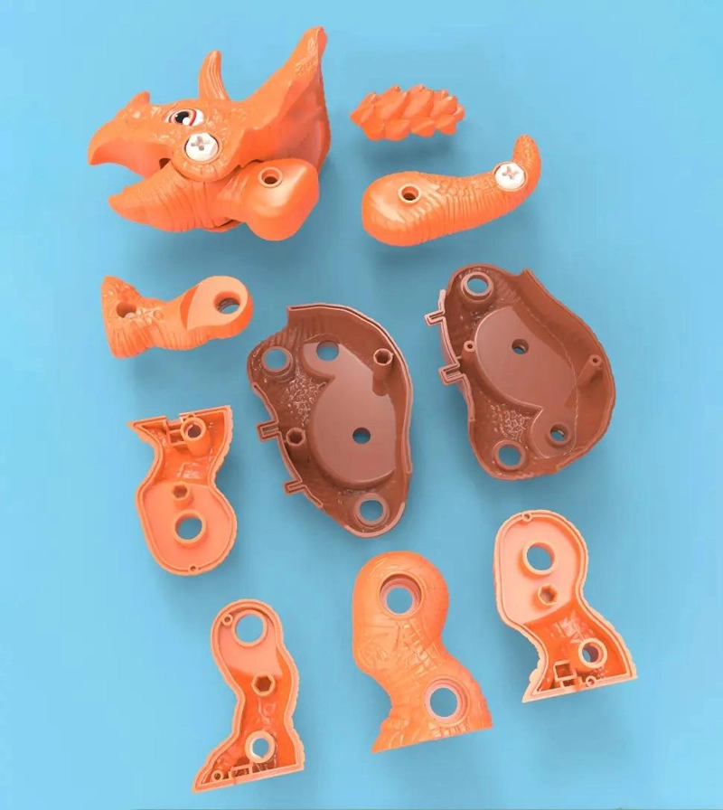JUGUETE DIDACTICO DE DINOSAURIOS ARMABLES PARA NIÑOS - 3