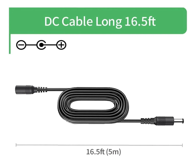 CABLE DE EXTENSION DE 5 METROS PARA CAMARA DE VIGILANCIA - 2