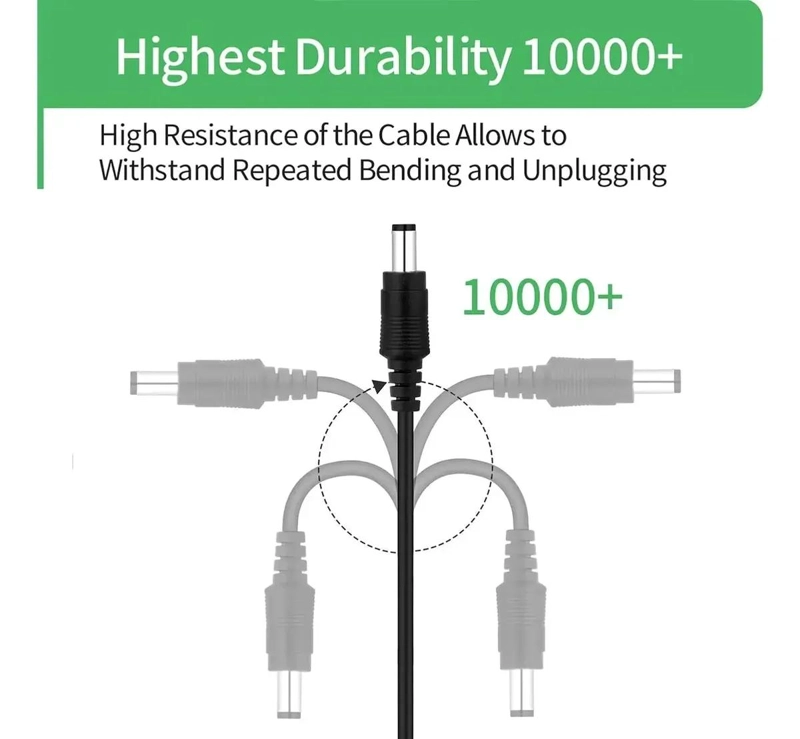 CABLE DE EXTENSION DE 5 METROS PARA CAMARA DE VIGILANCIA - 5