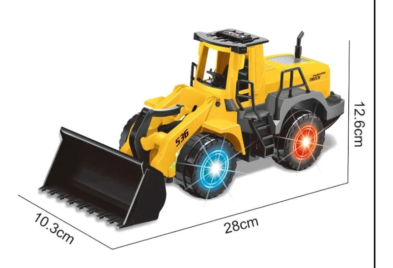 BULLDOZER ELE CTRICO INFANTIL PARA JUEGOS DE CONSTRUCCION - 2