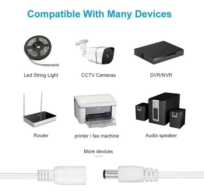 CABLE DE EXTENSION DE 5 METROS PARA CAMARA DE SEGURIDAD - 3