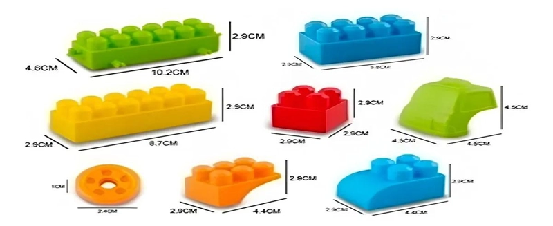 SET DE BLOQUES DE CONSTRUCCION 96 PIEZAS PARA NIÑOS Y NIÑAS - 2