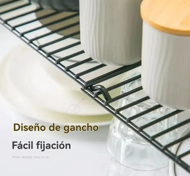 ESTANTE ELEVADO MULTIUSO PARA COCINA, CLOSET U OFICINA - 10
