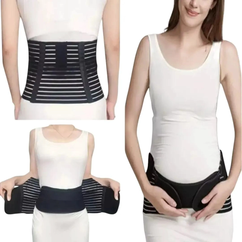 FAJA MATERNAL AJUSTABLE PARA SOPORTE ESPALDA Y ABDOMEN - 3