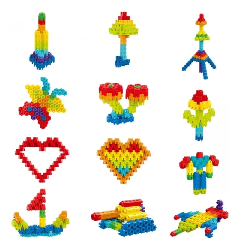 SET DE 300 CONECTORES HEXAGONALES PARA JUGAR Y APRENDER - 1