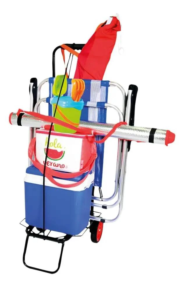 CARRITO PLEGABLE PARA TRANSPORTE DE COMPRAS Y EQUIPAJE - 3