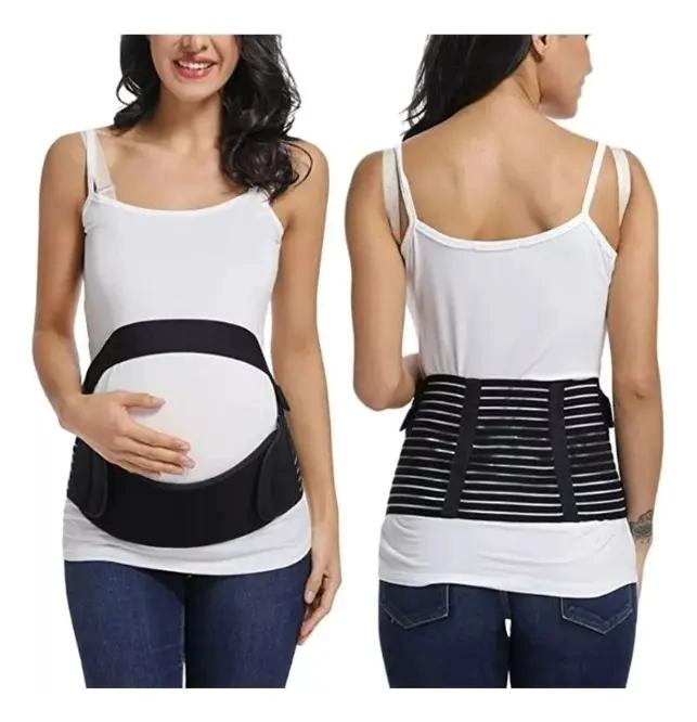 FAJA MATERNAL AJUSTABLE PARA SOPORTE ESPALDA Y ABDOMEN - 4