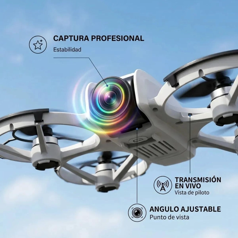 DRONE BRUSHLESS PROFESIONAL CON CAMARA Y PANTALLA LCD INTEGRADA - 6