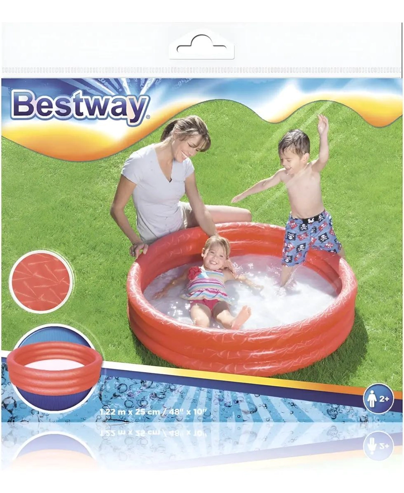PISCINA INFLABLE REDONDA PARA NIÑOS DE 2 A 4 AÑOS - 1