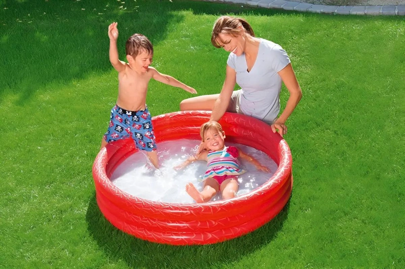 PISCINA INFLABLE REDONDA PARA NIÑOS DE 2 A 4 AÑOS - 3