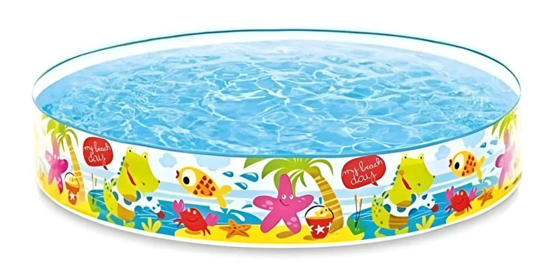 PISCINA REDONDA INFLABLE PARA NIÑOS 152 X 25 CM - 6