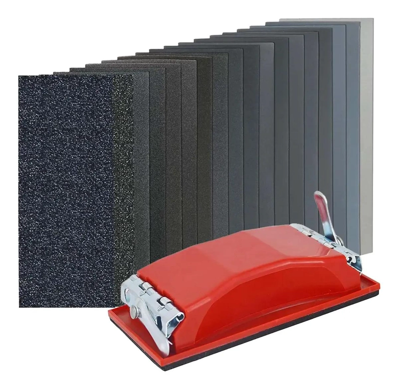 PAPEL DE LIJA MULTIGRANO 23X9.5 CM PARA LIJADO FINO Y GRUESO - 2