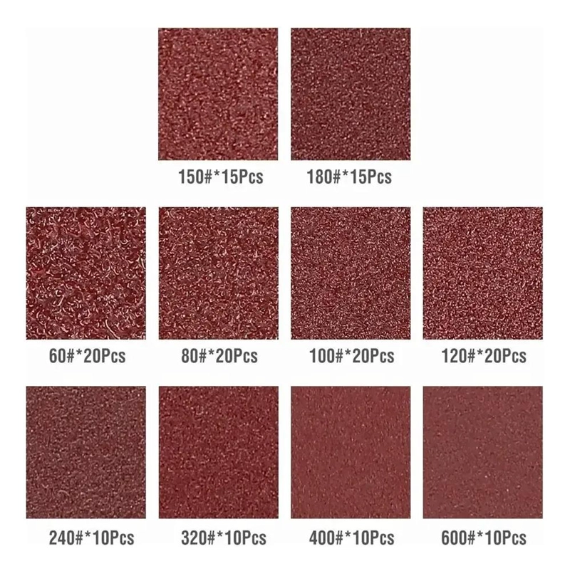 150 LIJAS VELCRO 5 PULGADAS PARA MADERA Y METAL - 2