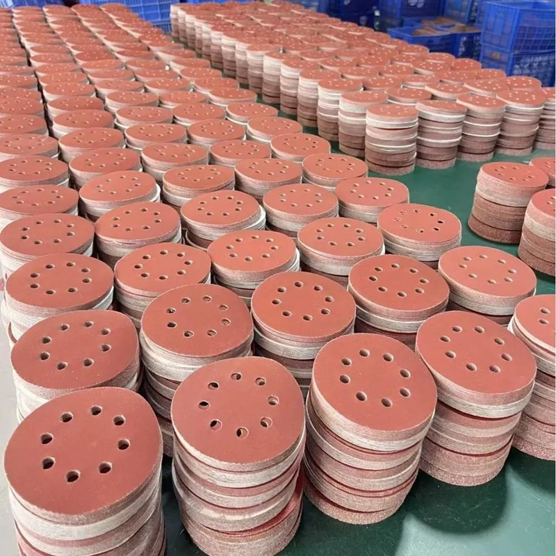 150 LIJAS VELCRO 5 PULGADAS PARA MADERA Y METAL - 7