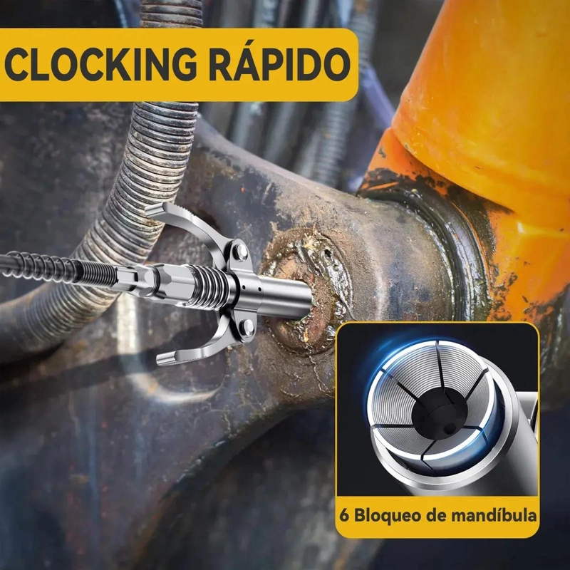 PISTOLA DE ENGRASADORA NEUMATICA PARA LUBRICACION EFICIENTE - 8
