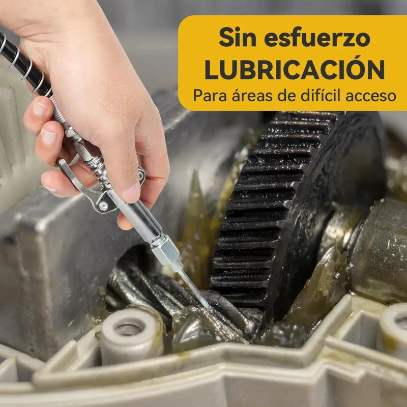 PISTOLA DE ENGRASADORA NEUMATICA PARA LUBRICACION EFICIENTE - 9