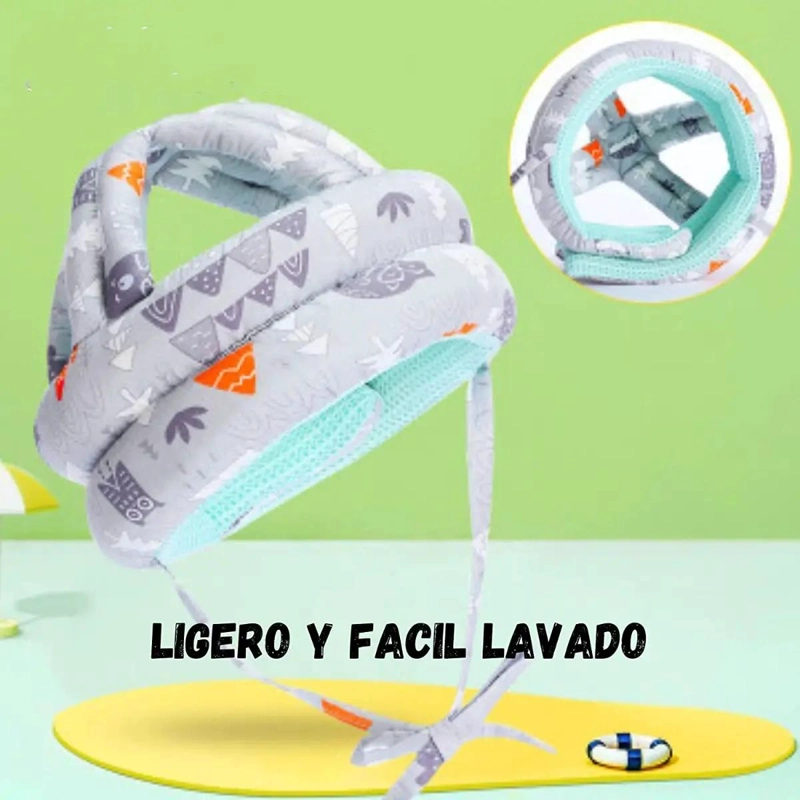 CASCO DE SEGURIDAD AJUSTABLE PARA BEBE S EN PRIMEROS PASOS - 3