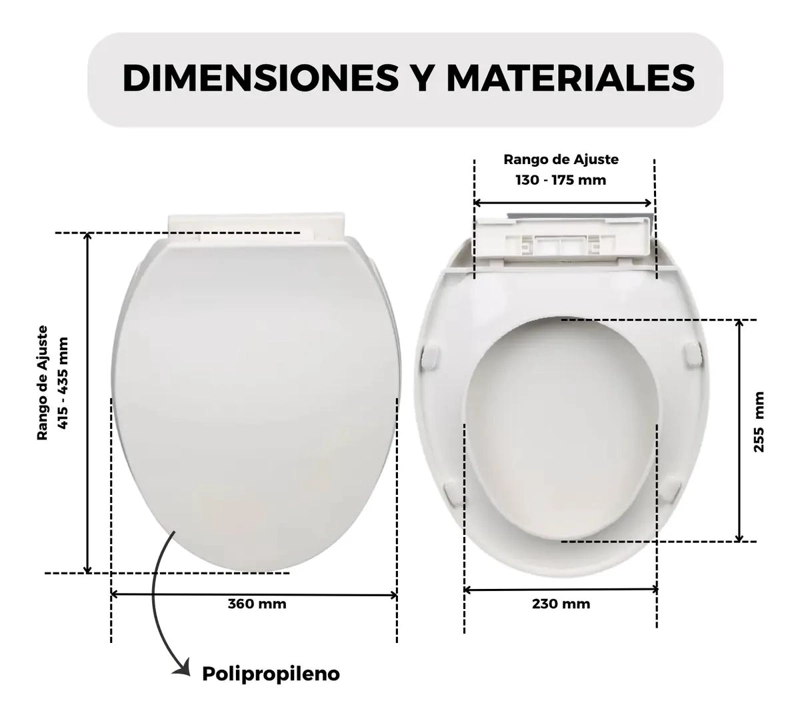 ASIENTO TAPA WC CON CIERRE SUAVE Y LIMPIADOR TODO EN UNO - 4