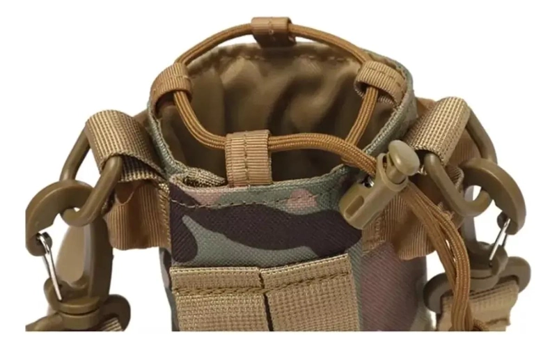 BOLSO TACTICO PARA BOTELLA DE AGUA CON SISTEMA MOLLE - 1