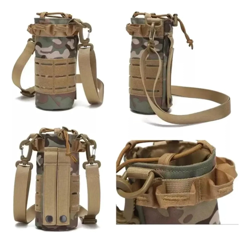 BOLSO TACTICO PARA BOTELLA DE AGUA CON SISTEMA MOLLE - 4