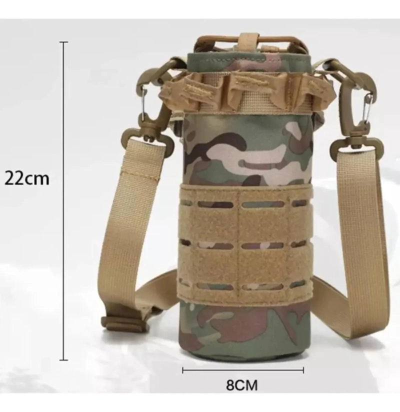 BOLSO TACTICO PARA BOTELLA DE AGUA CON SISTEMA MOLLE - 5