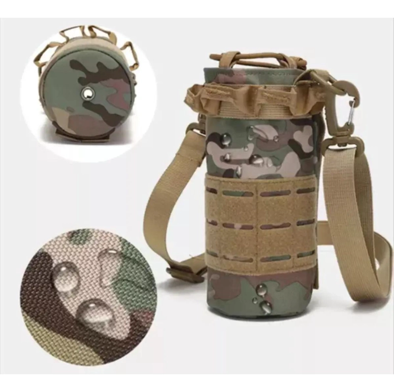 BOLSO TACTICO PARA BOTELLA DE AGUA CON SISTEMA MOLLE - 6