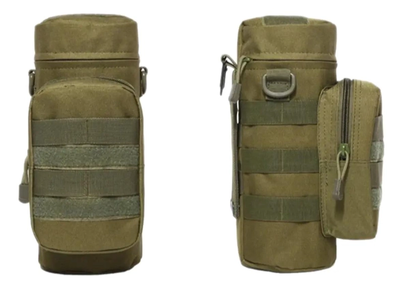 BOLSO TACTICO PARA BOTELLA DE AGUA Y ACCESORIOS CAMPING - 2