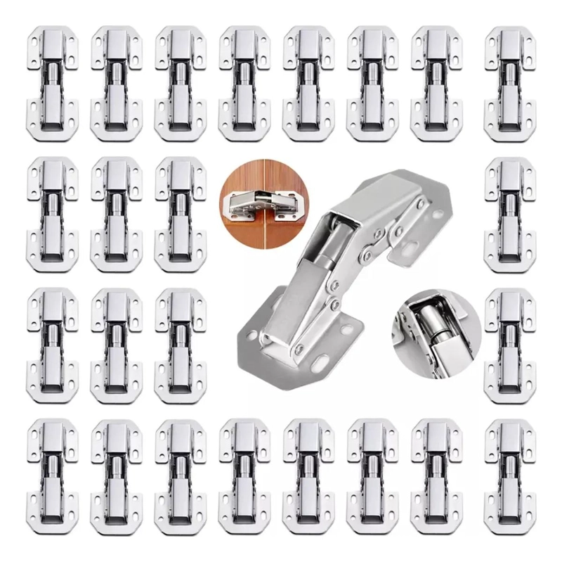30 PIEZAS DE BISAGRA BIDIMENSIONAL HIDRAULICA PARA PUERTAS - 1