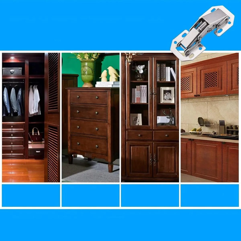 30 PIEZAS DE BISAGRA BIDIMENSIONAL HIDRAULICA PARA PUERTAS - 4