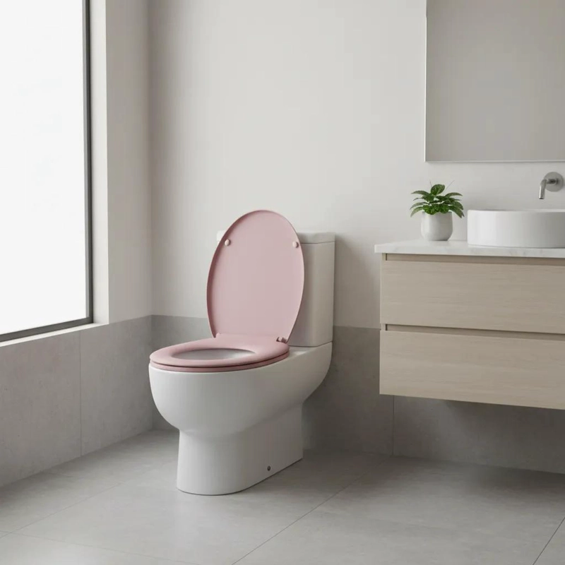 TAPA DE ASIENTO DE INODORO UNIVERSAL 44.5X35.2CM - 4