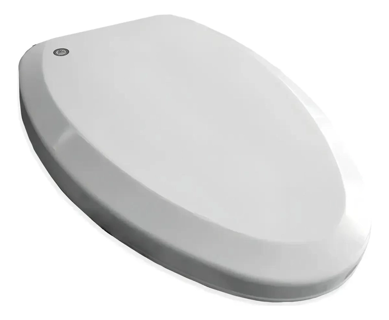 TAPA DE ASIENTO PARA BAÑO CON CIERRE SUAVE Y DISEÑO OVALADO - 3
