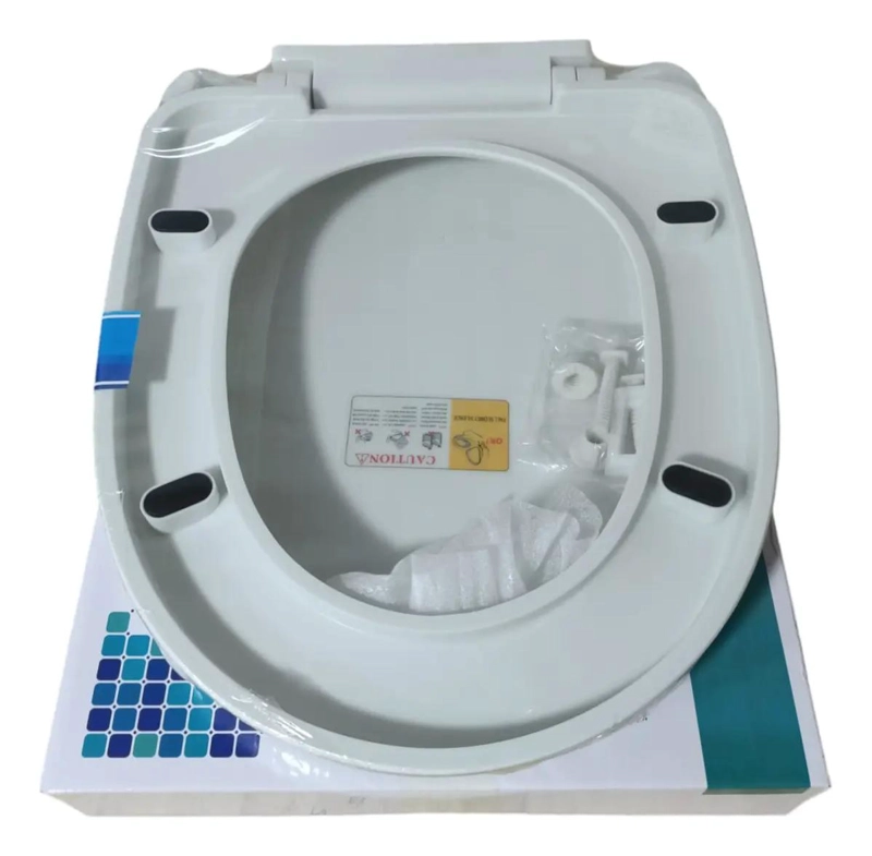 TAPA DE ASIENTO PARA BAÑO UNIVERSAL CON CIERRE LENTO - 2