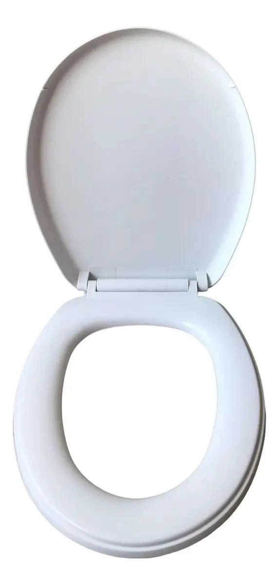 ASIENTO Y TAPA DE CIERRE LENTO PARA INODORO BLANCO - 2