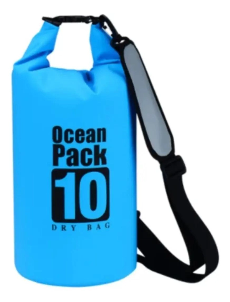 BOLSO SECO FLOTANTE IMPERMEABLE 10 LITROS PARA CAMPING - 1