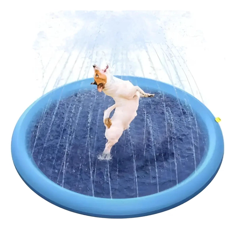 PISCINA INFLABLE DE 150CM PARA NIÑOS Y MASCOTAS - 1