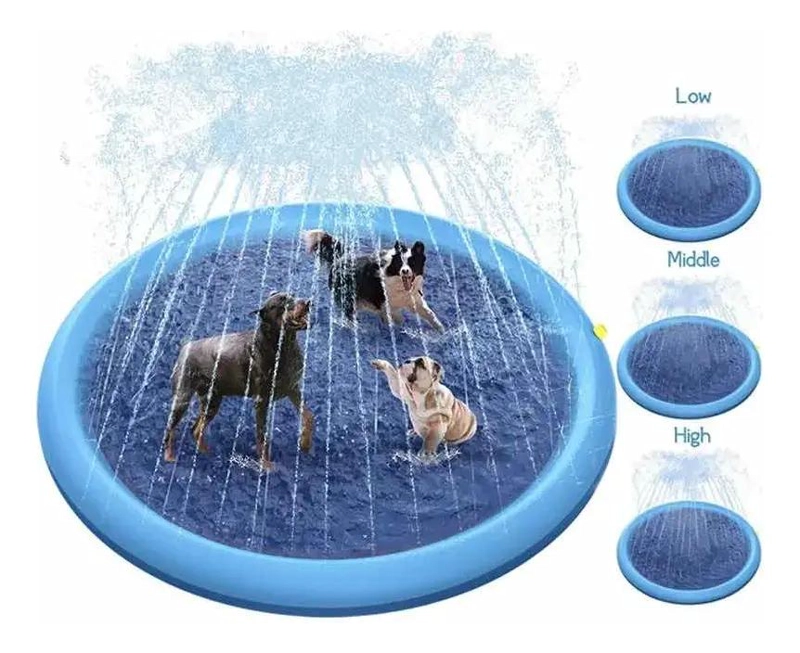 PISCINA INFLABLE DE 150CM PARA NIÑOS Y MASCOTAS - 9