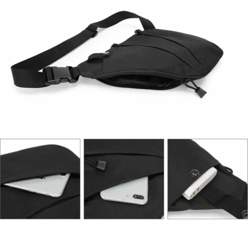 BOLSO ANTIRROBO IMPERMEABLE Y LIGERO CON MULTIPLES COMPARTIMENTOS - 7