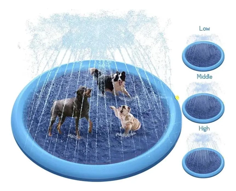 ALMOHADILLA ROCIADORA DE AGUA PARA NIÑOS Y MASCOTAS 170 CM - 6