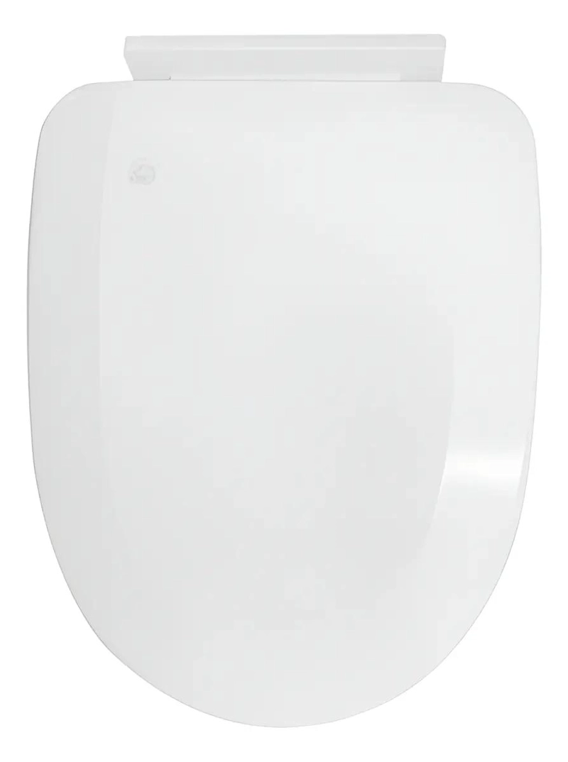TAPA DE ASIENTO PARA BAÑO WC CIERRE SUAVE COLOR BLANCO - 1