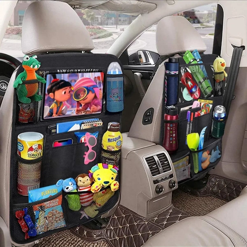 PACK DE 2 ORGANIZADORES DE ASIENTO TRASERO CON SOPORTE PARA TABLET - 10