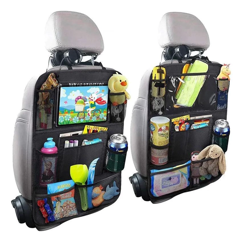 PACK DE 2 ORGANIZADORES DE ASIENTO TRASERO CON SOPORTE PARA TABLET - 2