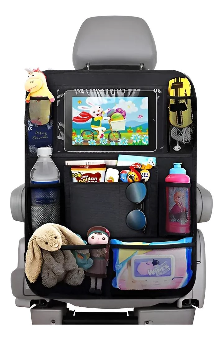 PACK DE 2 ORGANIZADORES DE ASIENTO TRASERO CON SOPORTE PARA TABLET - 5